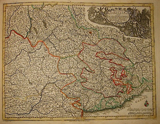 Seutter Matthaeus (1678-1757) Ducatus Sabaudiae... s.d. (ma 1744) Augsburg, presso C.Lotter 